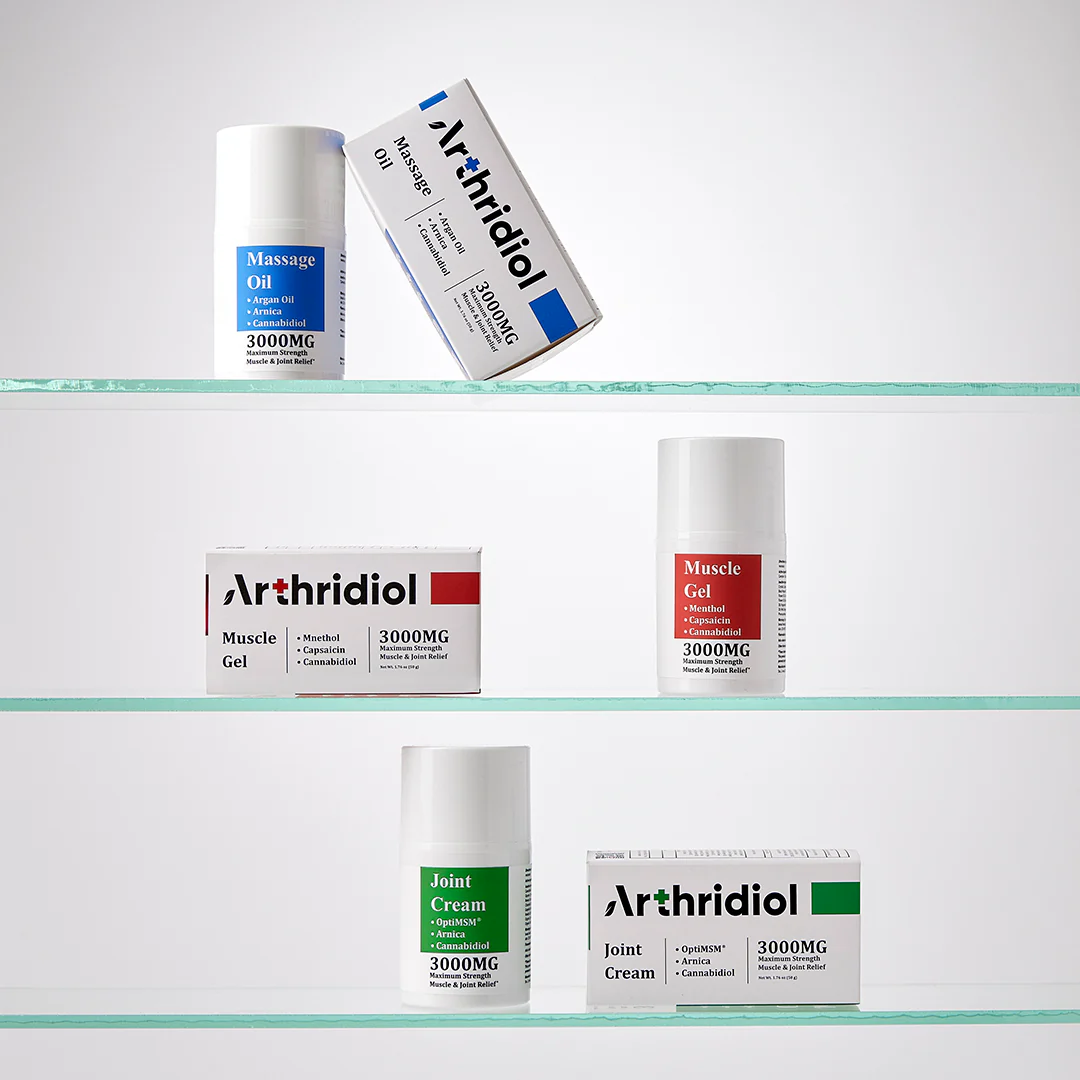 Arthridiol - Muscle Gel - 3000mg CBD - Image 3