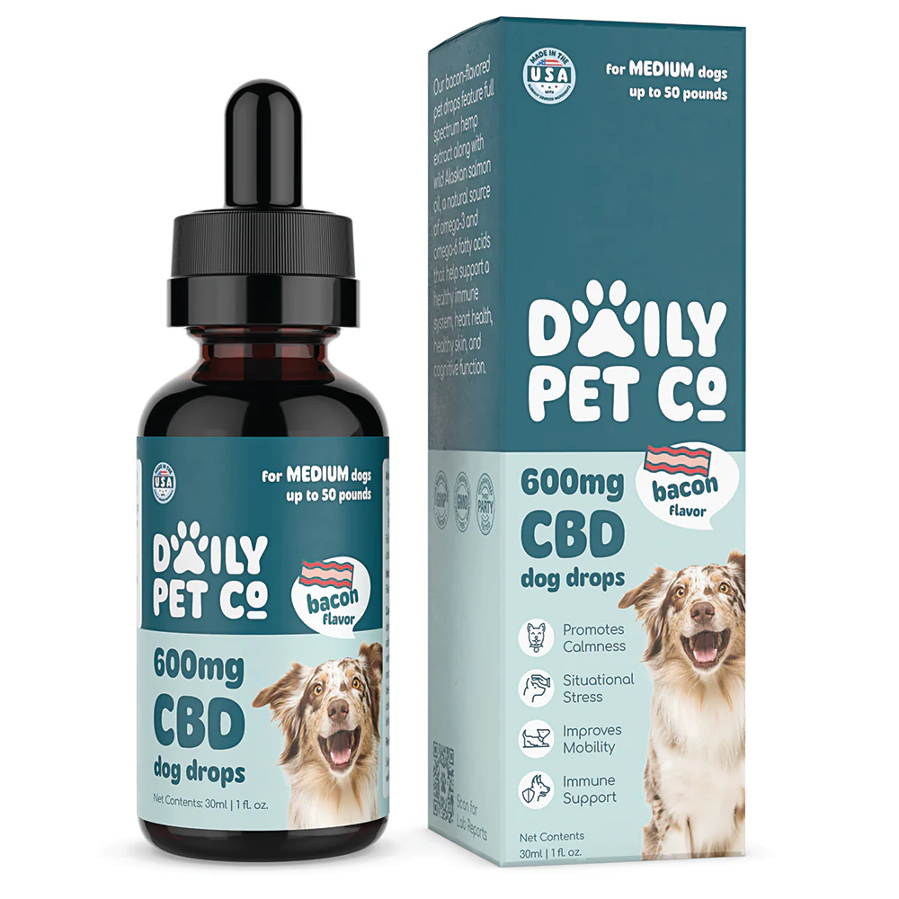 CBD Pet Drops for Dogs - Bacon Flavored - Image 3