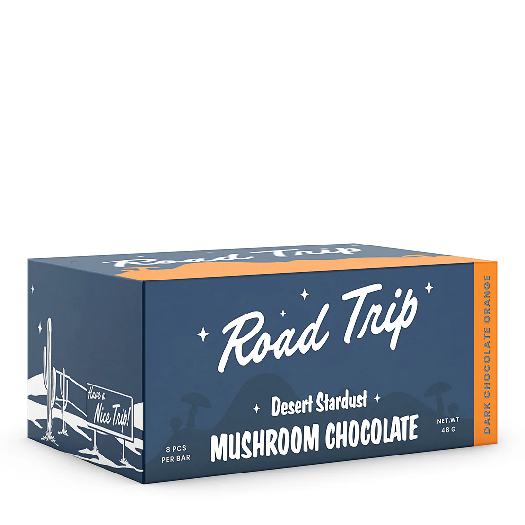 Desert Stardust Mushroom Chocolate Bar - Dark Chocolate Orange - Image 3