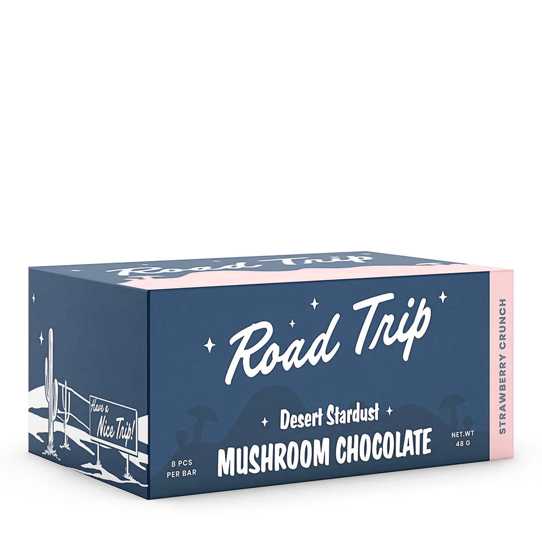 Desert Stardust Mushroom Chocolate Bar - Strawberry Crunch - Image 6