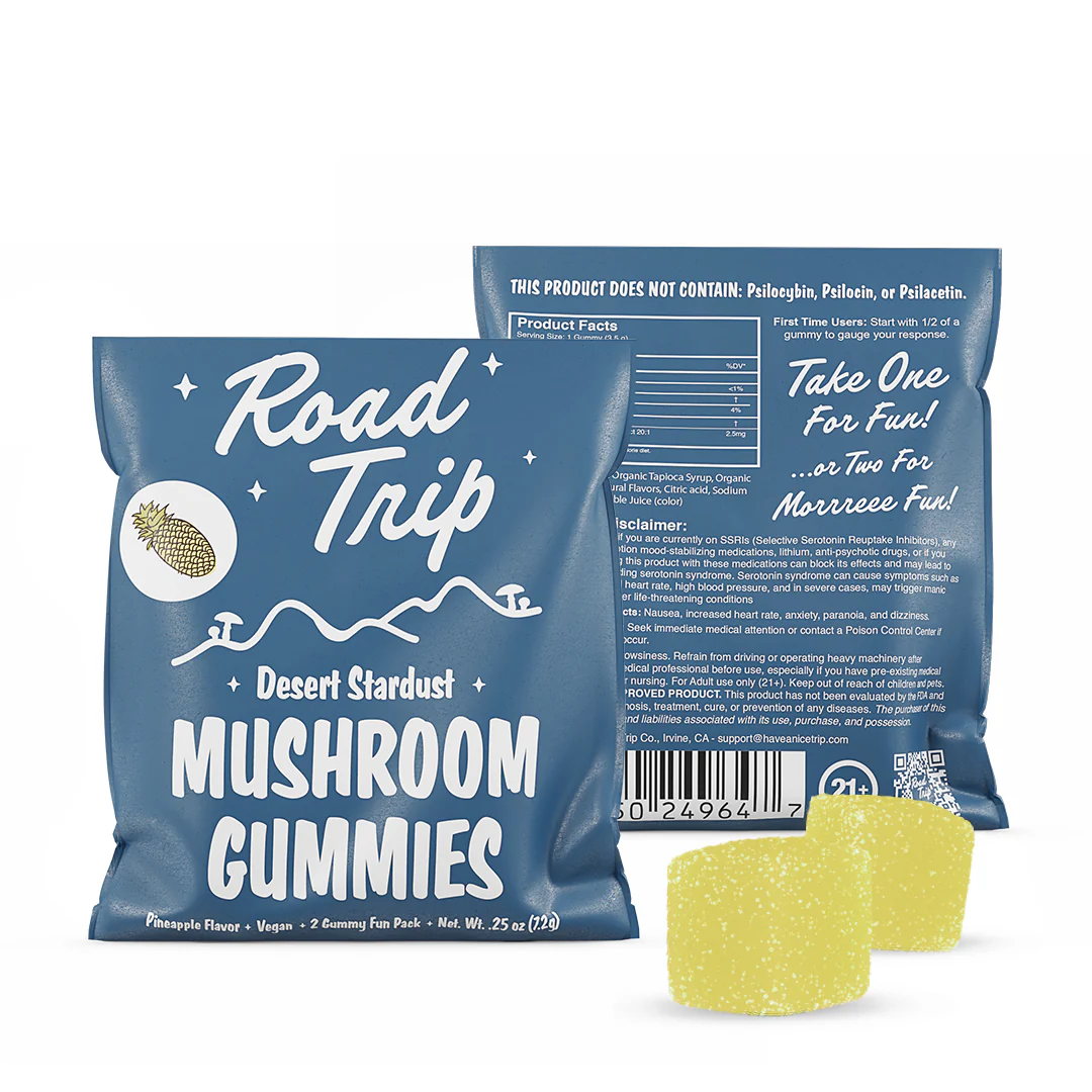 Desert Stardust Mushroom Gummies - 2-Piece Pouch (Sample Size) - Image 3