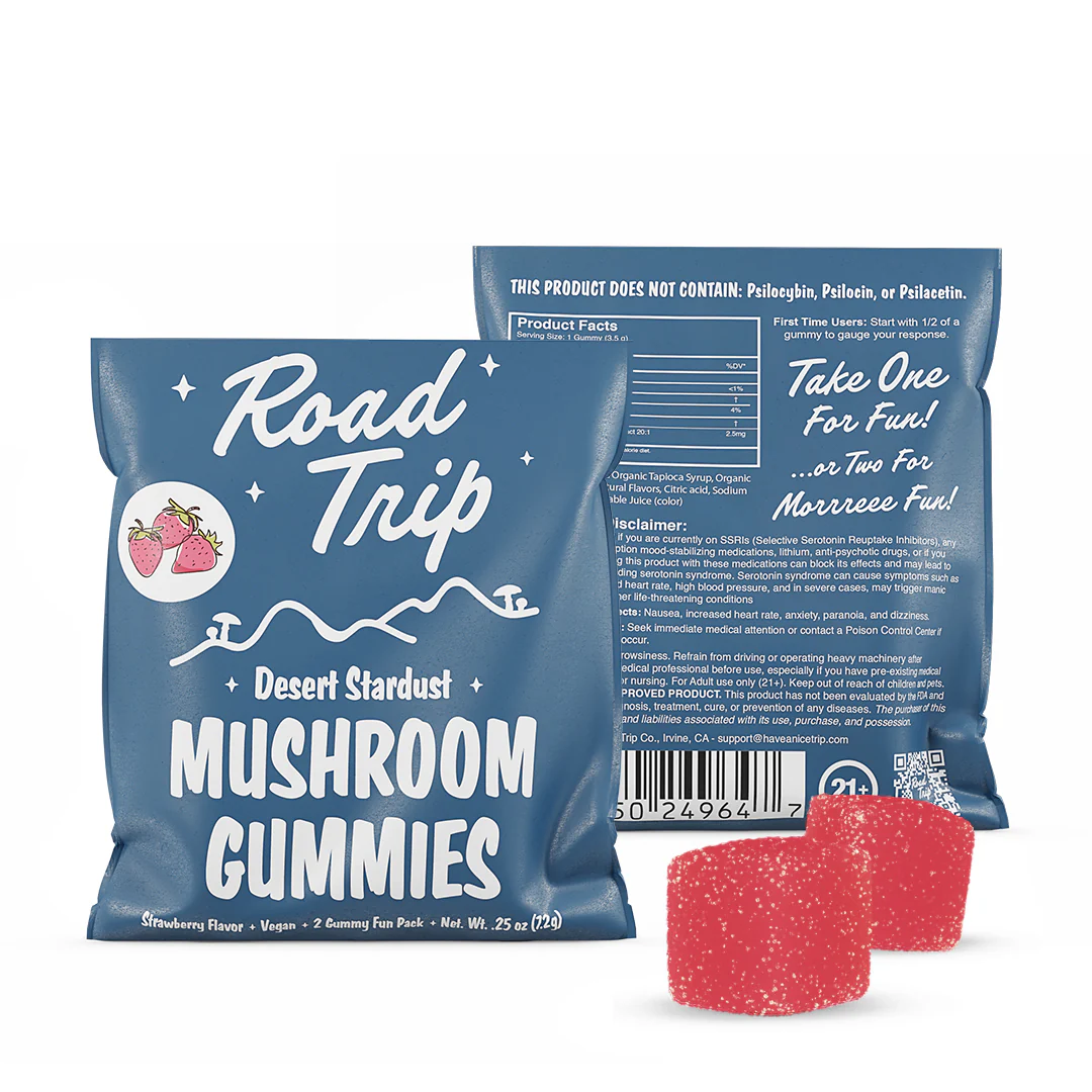 Desert Stardust Mushroom Gummies - 2-Piece Pouch (Sample Size) - Image 4