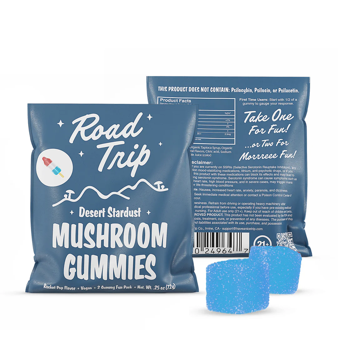 Desert Stardust Mushroom Gummies - 2-Piece Pouch (Sample Size) - Image 7