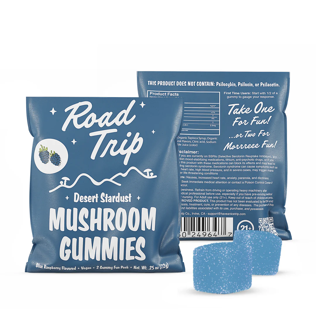 Desert Stardust Mushroom Gummies - Blue Raspberry - Image 3