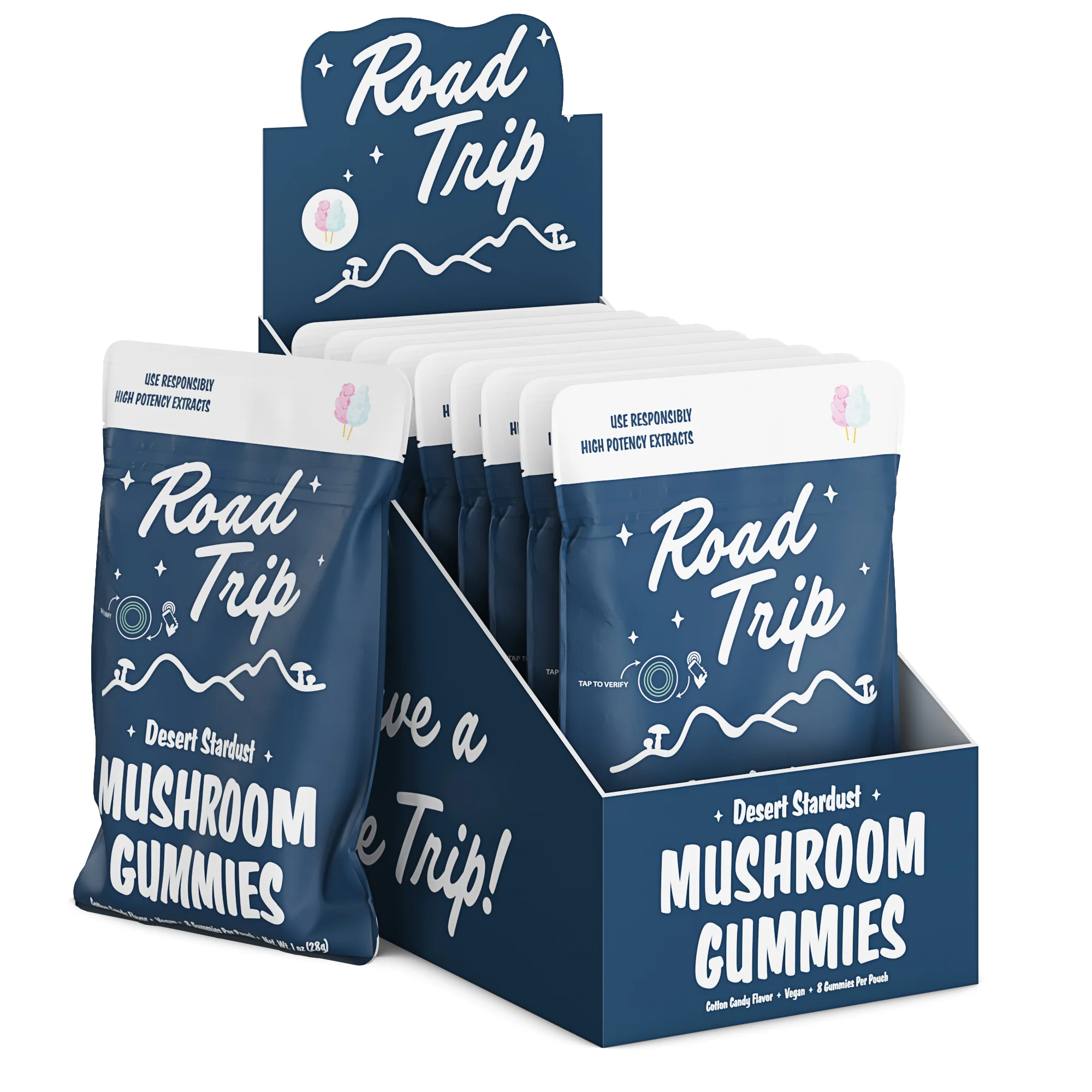 Desert Stardust Mushroom Gummies - Cotton Candy - Image 4