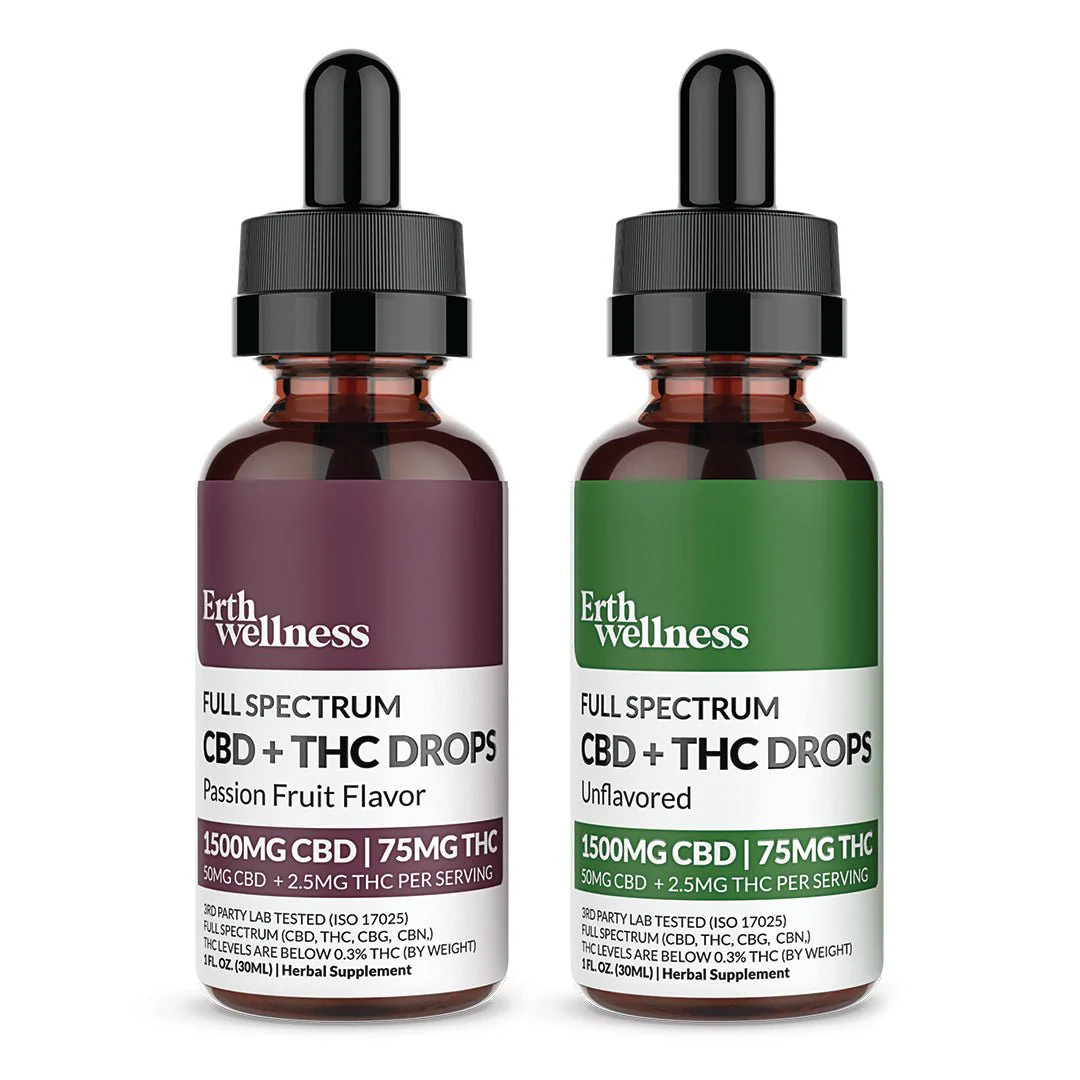 Full Spectrum CBD + THC RELIEF Drops - Image 3