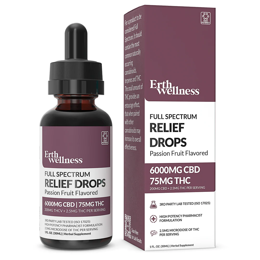 Full Spectrum CBD + THC RELIEF Drops - Image 8