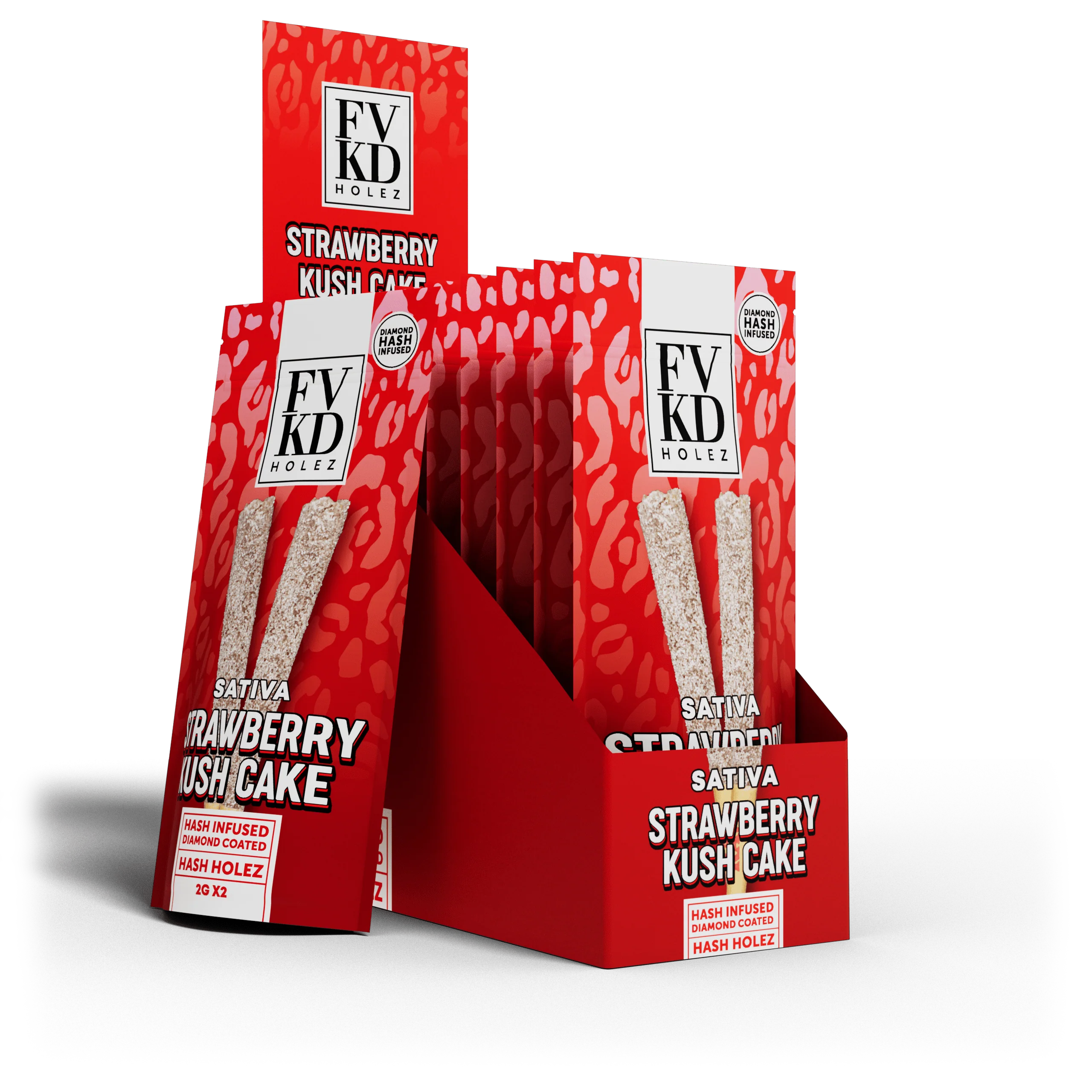 FVKD Diamond Infused Hash Holez THCA Pre-Rolls – 2ct (4g) - Image 8