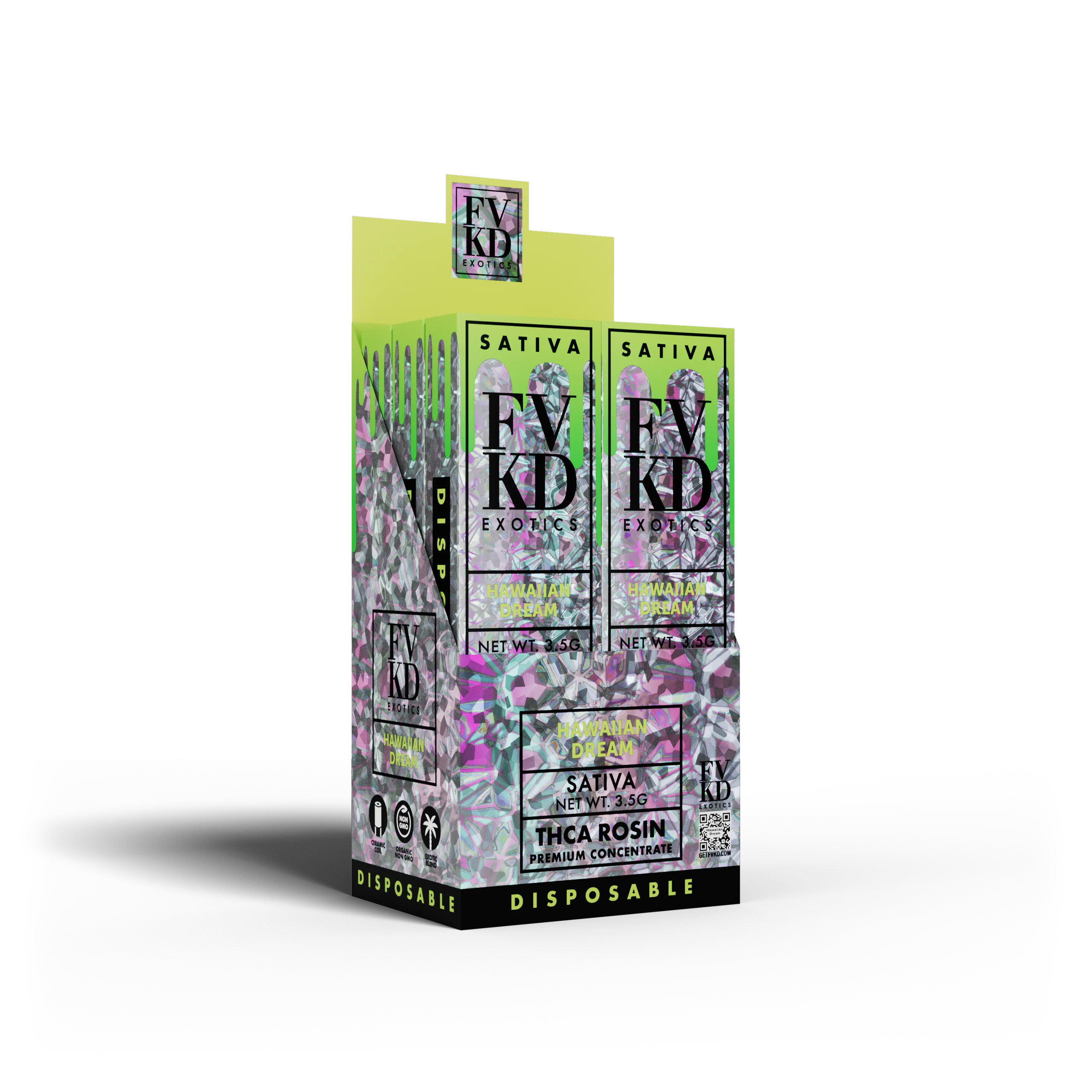 FVKD Exotics THC-A Rosin Disposable – 3.5g - Image 16