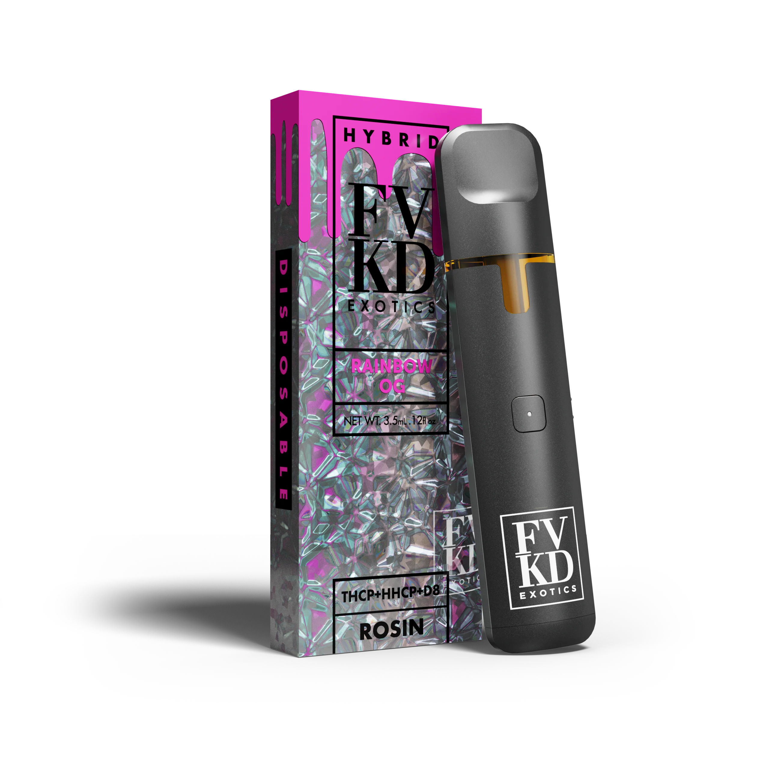 FVKD Live Rosin THC-P + HHCP Disposable - 3.5g - Image 3
