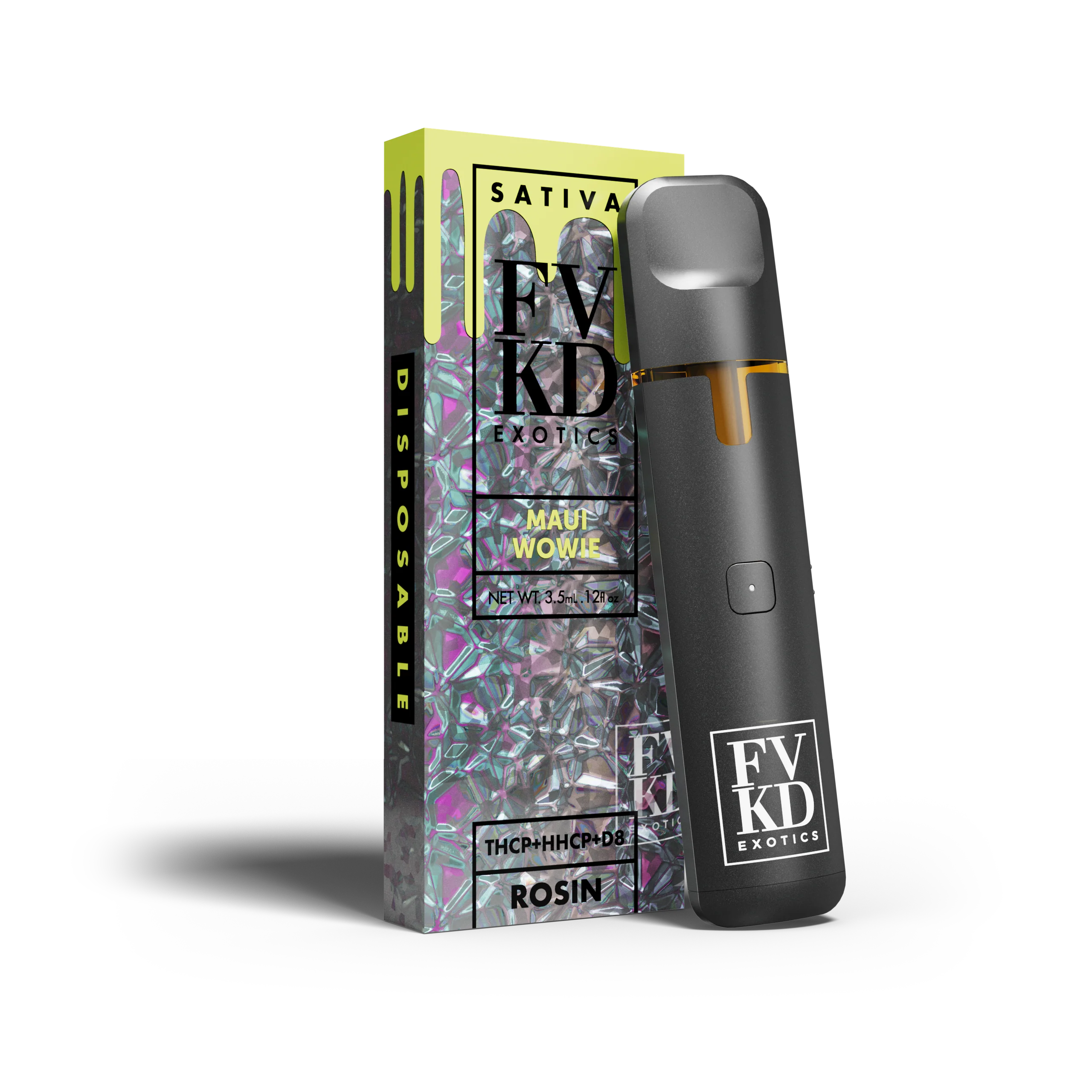 FVKD Live Rosin THC-P + HHCP Disposable - 3.5g - Image 5