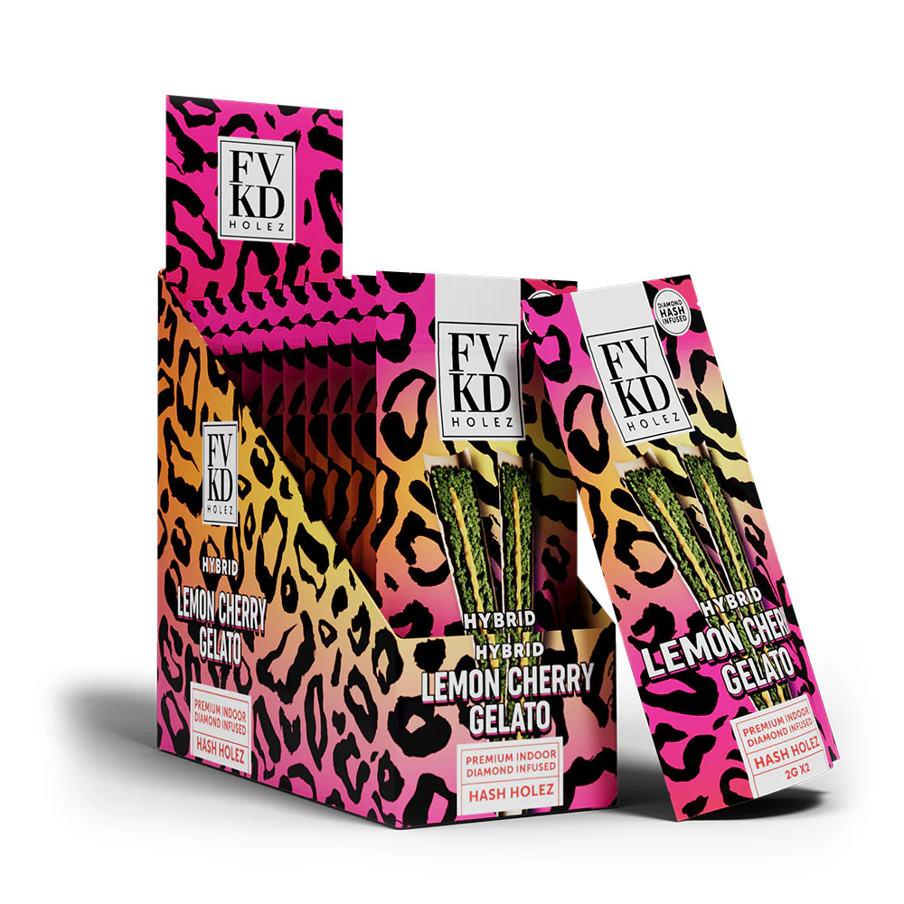 FVKD Diamond Infused Naked Hash Holez – 2g x 2ct - Image 10