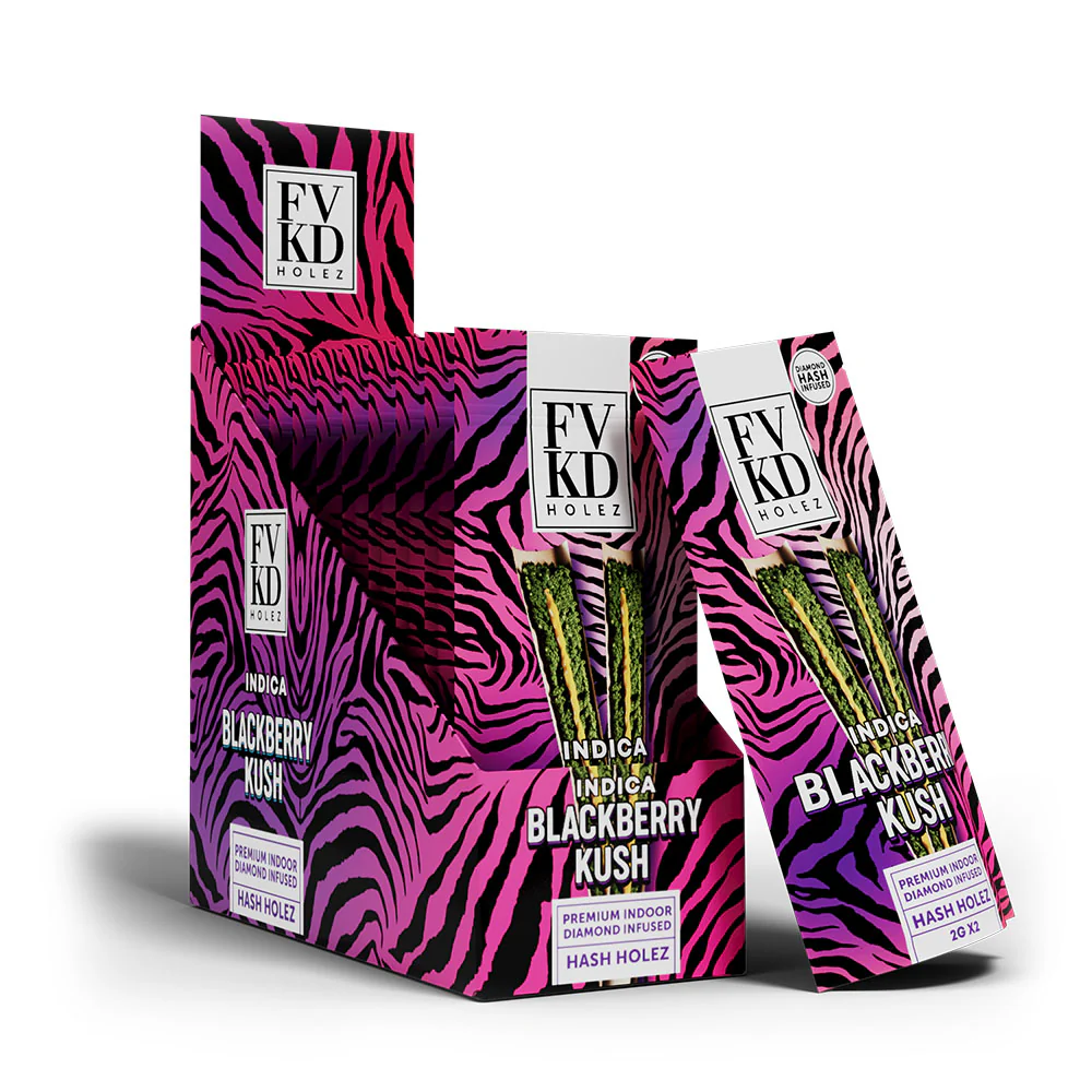 FVKD Diamond Infused Naked Hash Holez – 2g x 2ct - Image 11