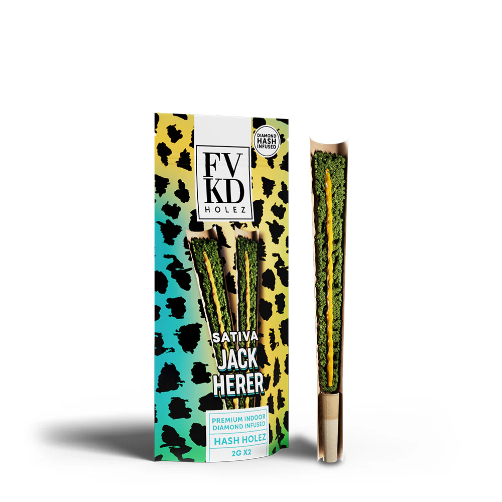 FVKD Diamond Infused Naked Hash Holez – 2g x 2ct - Image 4