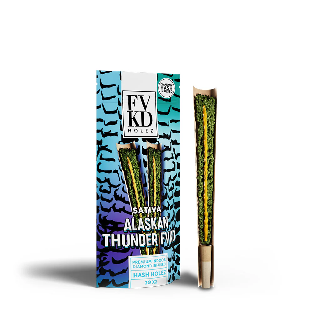 FVKD Diamond Infused Naked Hash Holez – 2g x 2ct - Image 6