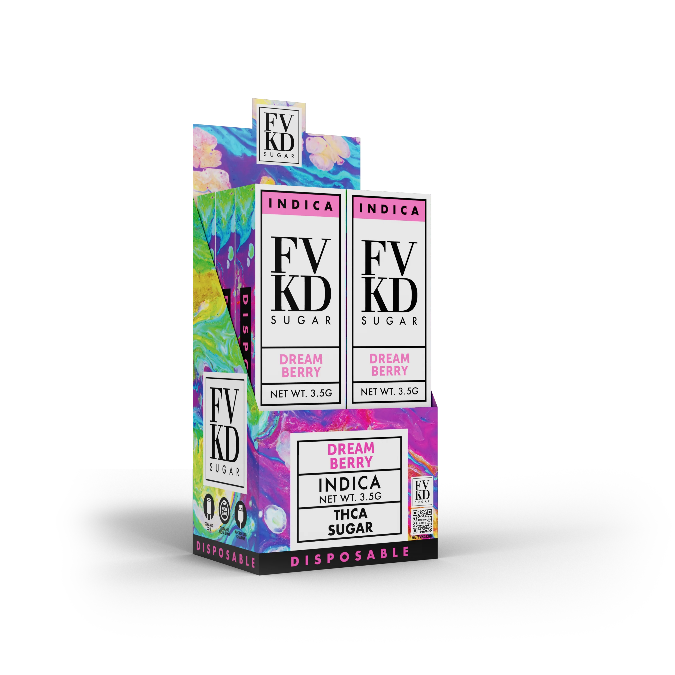 FVKD THC-A Sugar Disposable – 3.5g - Image 10