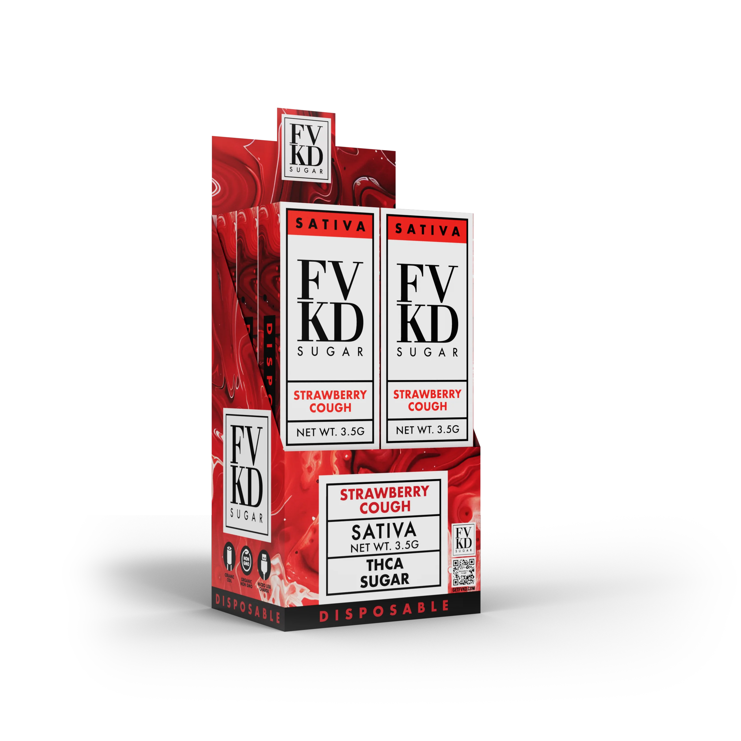 FVKD THC-A Sugar Disposable – 3.5g - Image 12