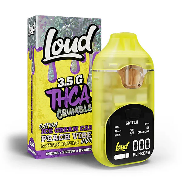 Loud THC-A Crumble SWITCH Disposable – 3.5g - Image 3