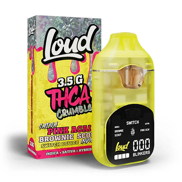 Loud THC-A Crumble SWITCH Disposable – 3.5g - Image 5