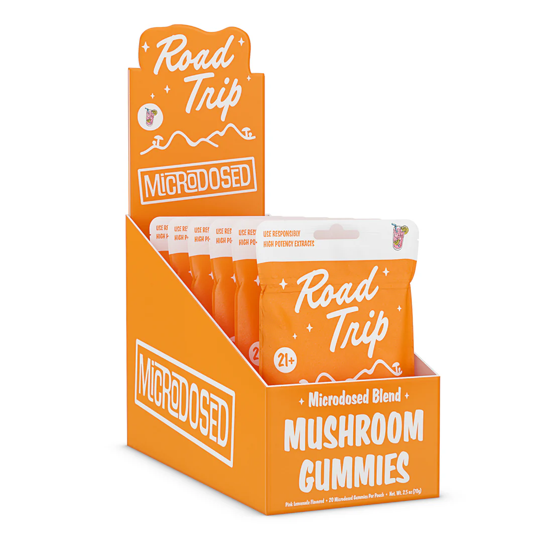 Road Trip - MICRODOSED Gummies + Functional Mushrooms - Pink Lemonade - Image 4