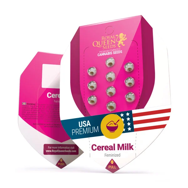 Royal Queen Seeds – Cereal Milk Feminized Seeds (Vanilla & Blueberry Sativa Hybrid) - 3 Seeds - Image 2