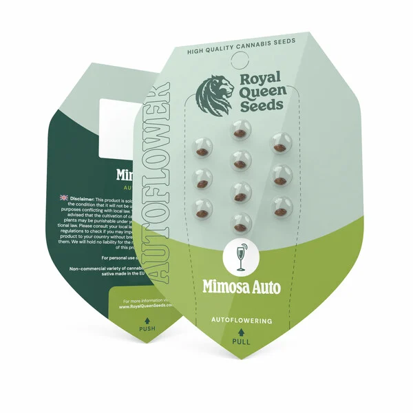 Royal Queen Seeds – Mimosa Auto Feminized Seeds (Citrus Sativa Autoflower) - 3 Seeds - Image 2