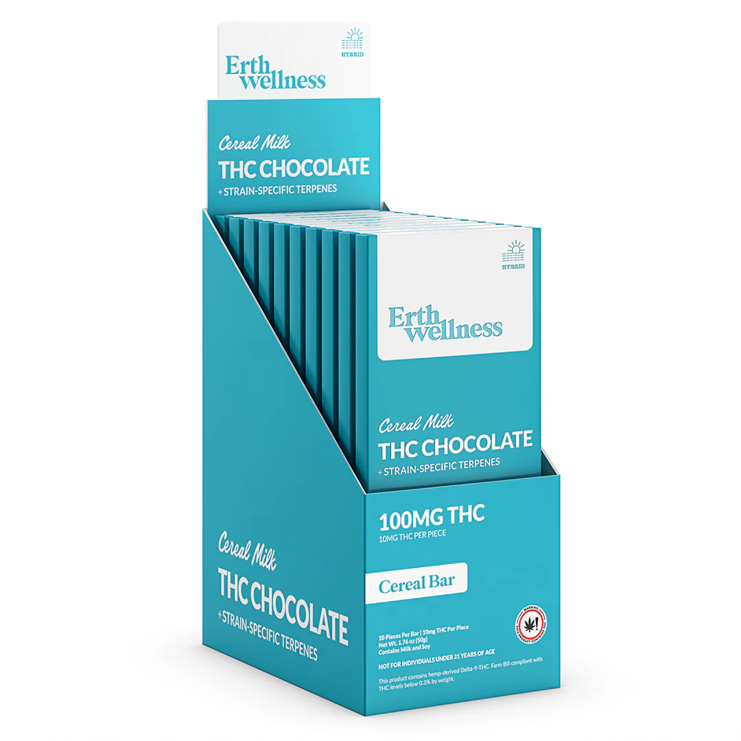 Δ9 THC Chocolate Bar – Cereal Milk (Hybrid) | Strain Specific | Cereal Bar Flavor (100 mg) - Image 5