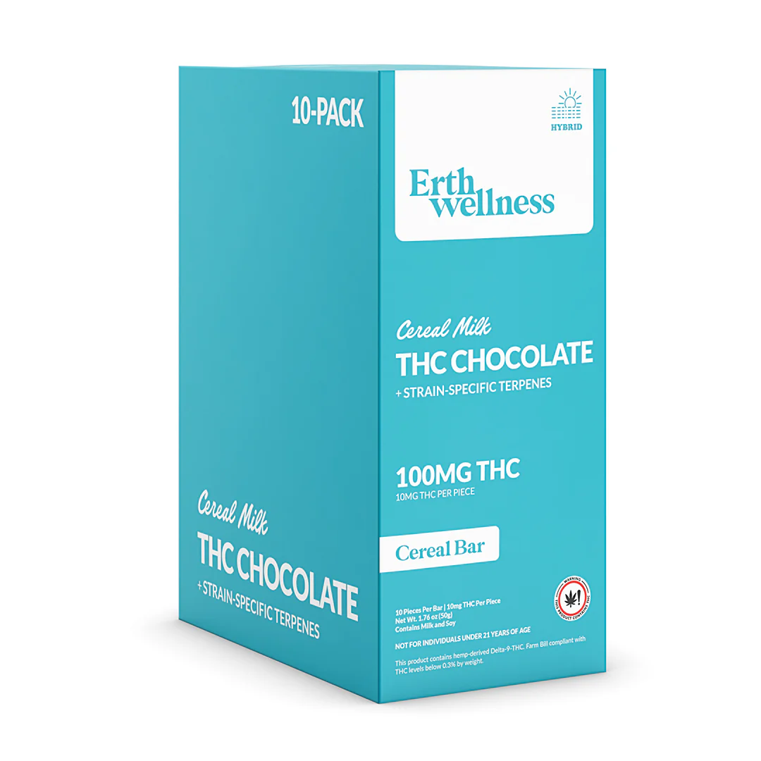 Δ9 THC Chocolate Bar – Cereal Milk (Hybrid) | Strain Specific | Cereal Bar Flavor (100 mg) - Image 6