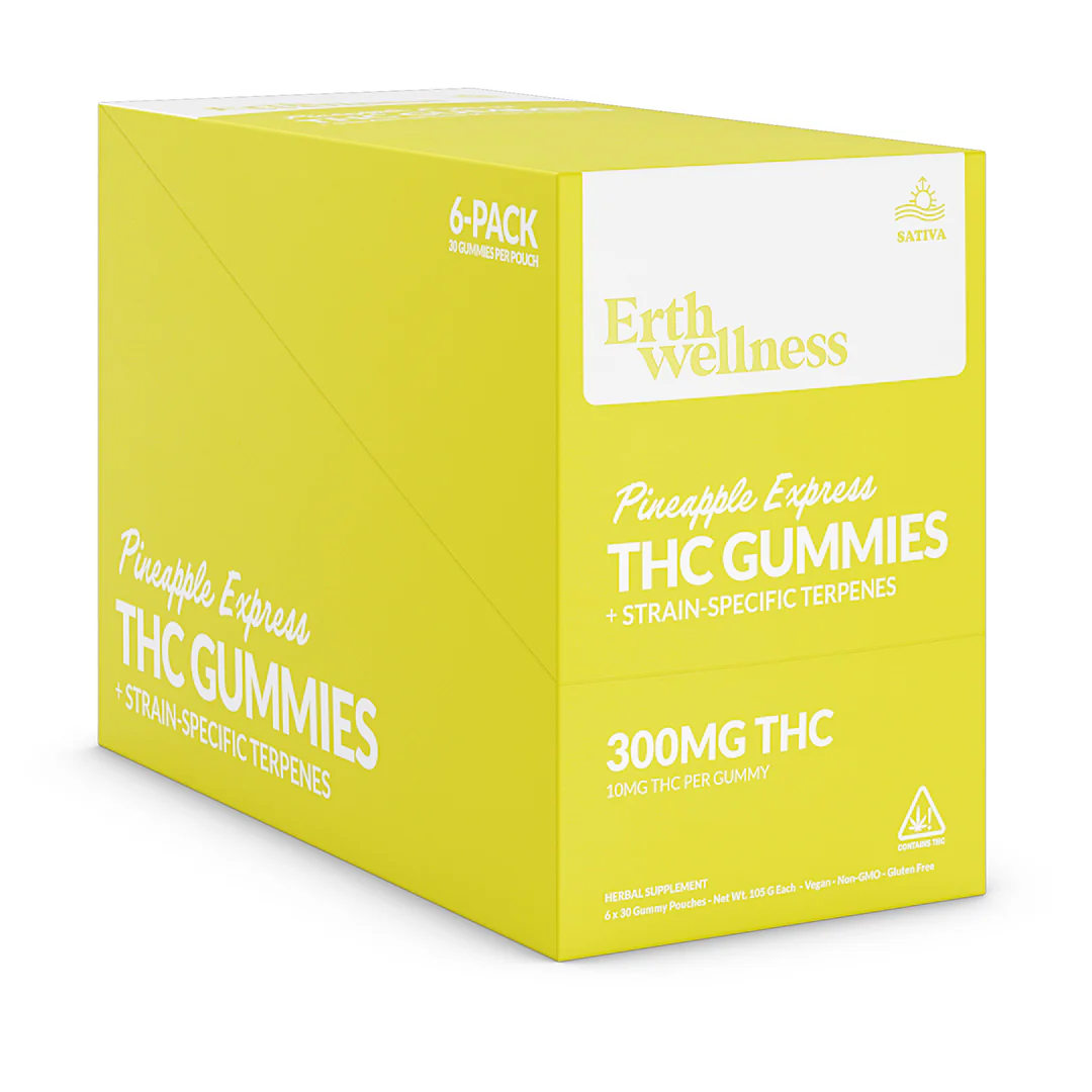 Δ9 THC Gummies – Pineapple Express (Sativa) | Strain Specific | Pineapple (300mg) - Image 3