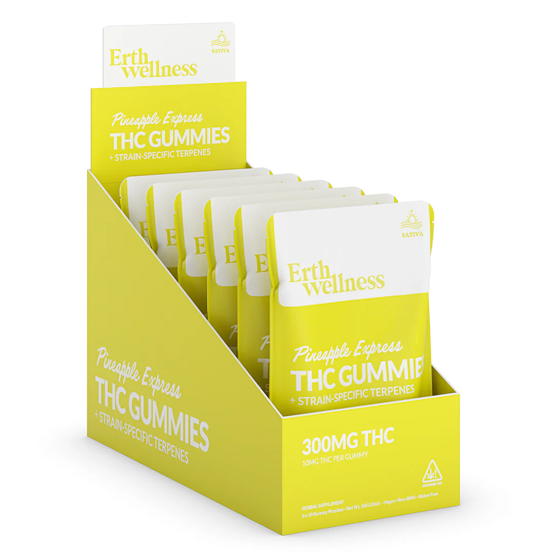 Δ9 THC Gummies – Pineapple Express (Sativa) | Strain Specific | Pineapple (300mg) - Image 4