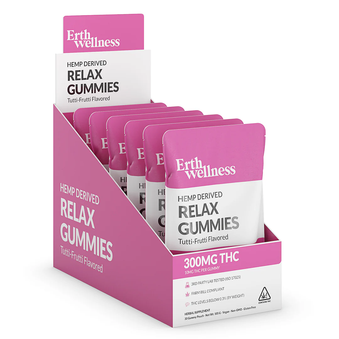 RELAX 10mg THC Gummies – Tutti Frutti (300mg) - Image 4
